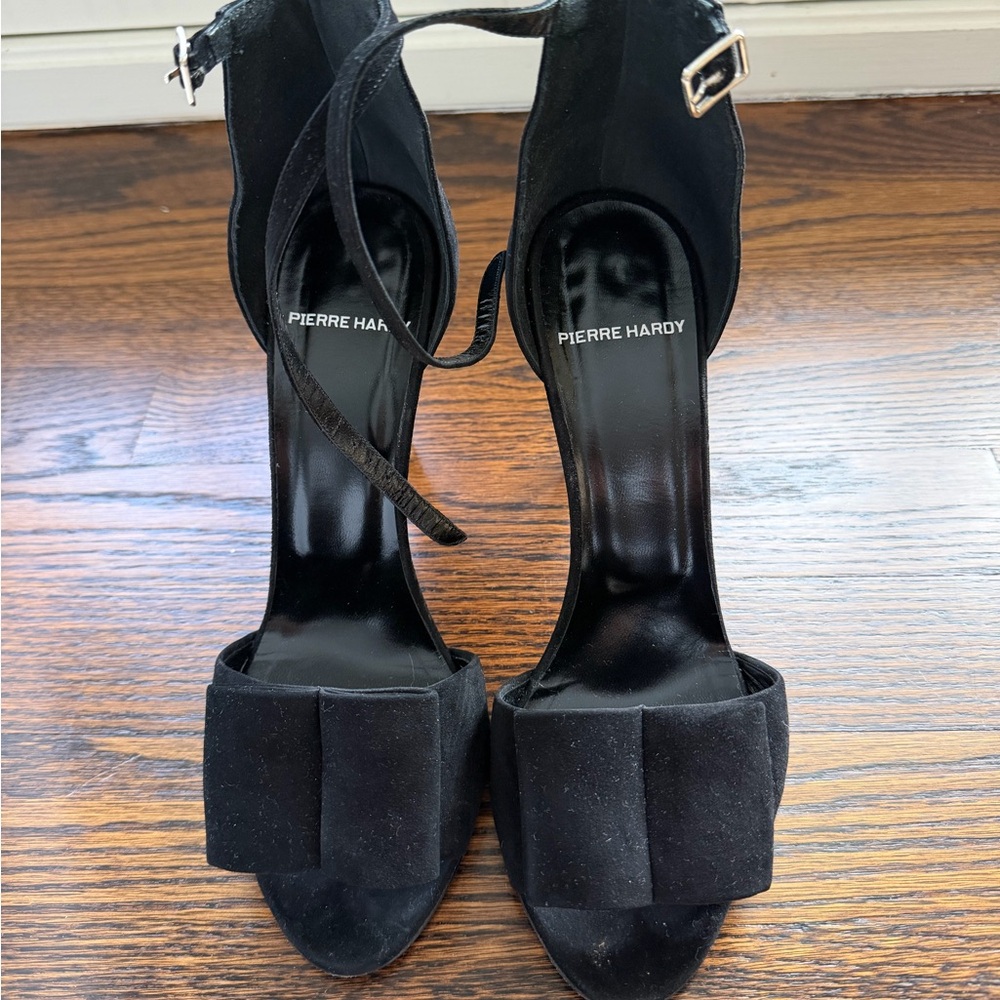 Pierre Hardy Black Heeled Sandals